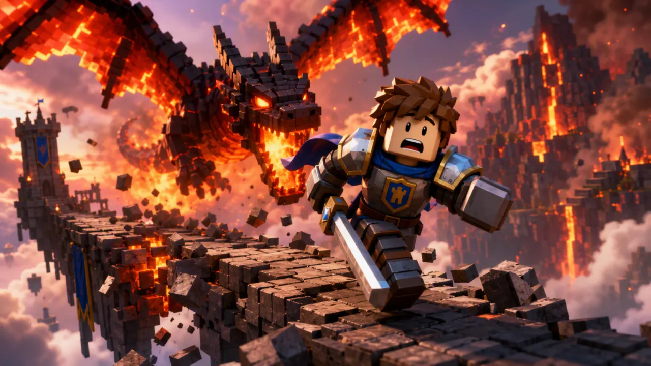 Animated example showing one image separated into background, dragon, and person layers